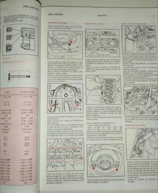 OPEL VECTRA A 2.0 16V 4X4 GT  1.6 MANUAL D TALLER
