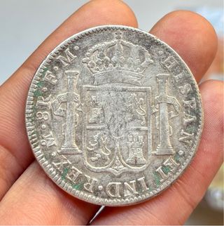 Moneda PLATA 8 Reales 1798 MEXICO. CARLOS IV