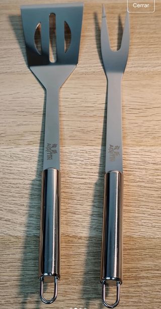 5 utensilios barbacoa acero inox