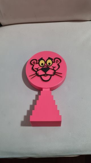 Soporte auriculares Pantera Rosa 3D