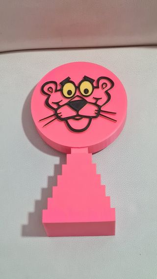 Soporte auriculares Pantera Rosa 3D