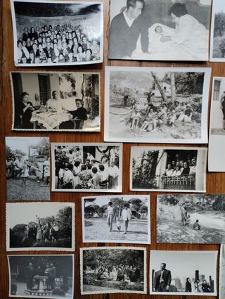 Lote de fotografías antiguas costumbristas