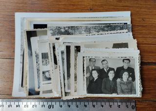 Lote de fotografías antiguas costumbristas