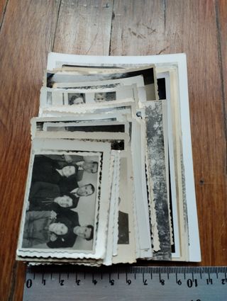 Lote de fotografías antiguas costumbristas