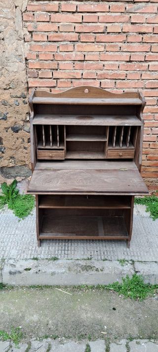 Escritorio juvenil años 60 de madera