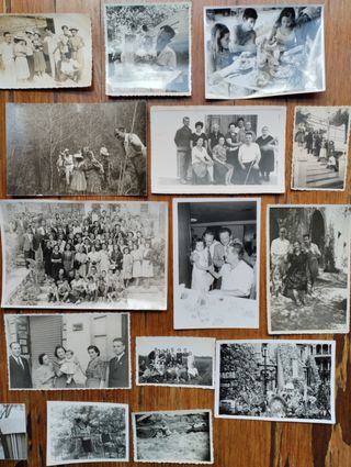 Lote 50 fotos antiguas costumbristas, 40-60