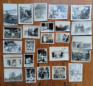 Lote 50 fotos antiguas costumbristas, 40-60