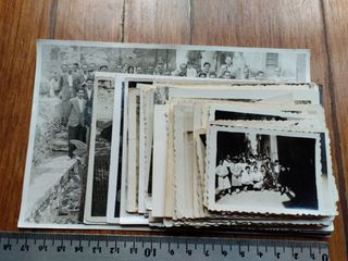 Lote 50 fotos antiguas costumbristas, 40-60