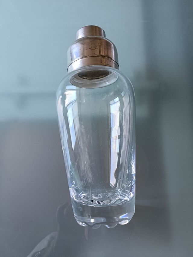 Shaker cristallo e argento 800