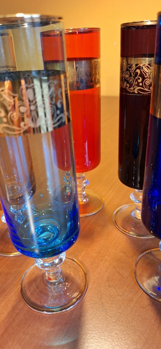 Bicchieri calici vintage anni 70