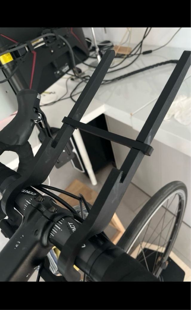 Soporte ipad para bicicleta en rodillo