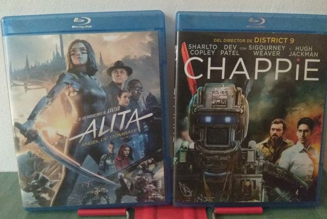 Pack en Blu ray: Alita Angel de combate y Chappie