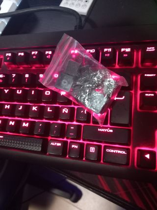 Teclado mecánico para juegos, strafe-cherri mxblue