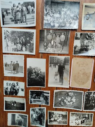 Lote de fotos antiguas costumbristas