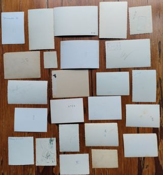 Lote de fotos antiguas costumbristas