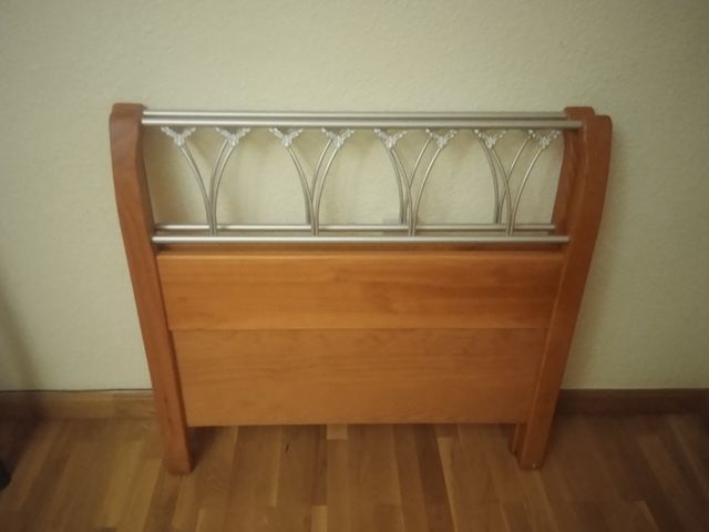 2 cabeceros de madera camas 90cm