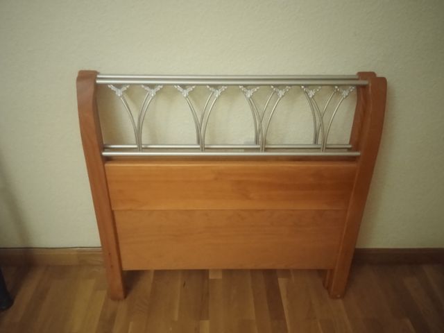 2 cabeceros de madera camas 90cm