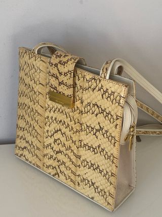 Bolso piel de serpiente Bol Perdix vintage