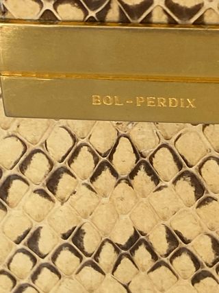 Bolso piel de serpiente Bol Perdix vintage
