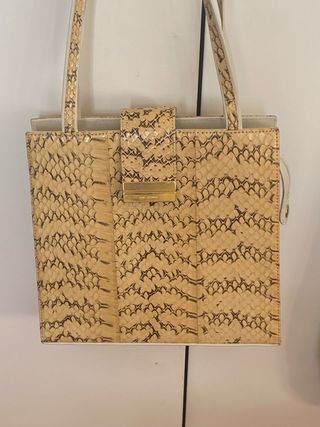Bolso piel de serpiente Bol Perdix vintage