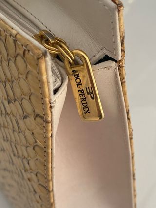 Bolso piel de serpiente Bol Perdix vintage
