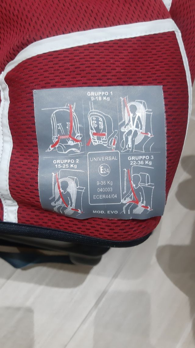 Sediolino auto bimbi