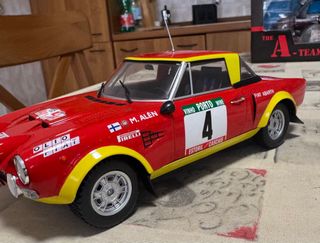 Fiat 124 Abhart 1:18 Rally Montecarlo