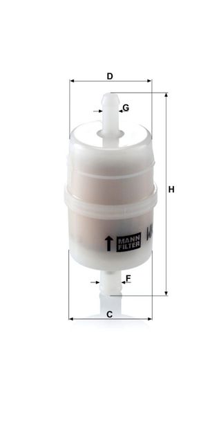 MANN FILTER 32-6 ORIGINALE CARBURANTE
