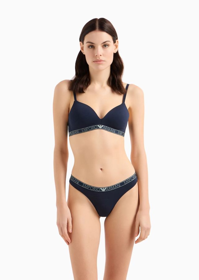 Tangas EMPORIO ARMANI (Pack de 2) Azul Marino