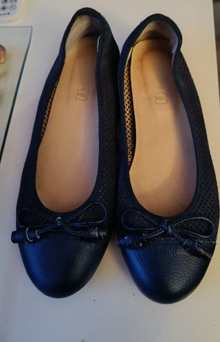 Manoletinas de Piel