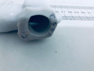 perro vintage buldog mini escultura ceramica