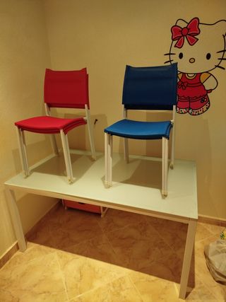 Mesa de gardin y silla