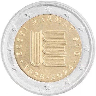 Moneda 2€ Estonia 2025 "Texto Impreso"----SC.