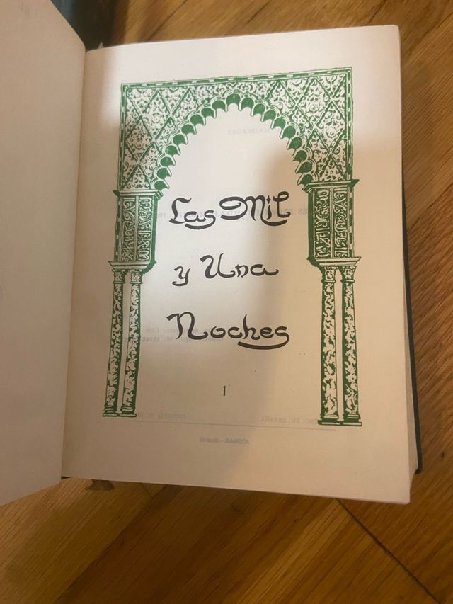 Las Mil y una Noches el arco de Eros.