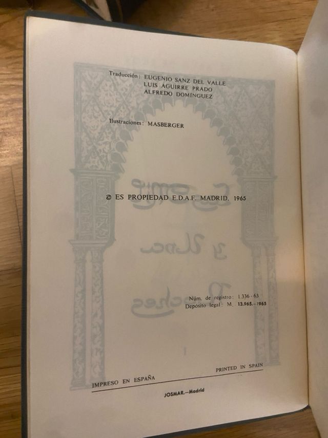 Las Mil y una Noches el arco de Eros.