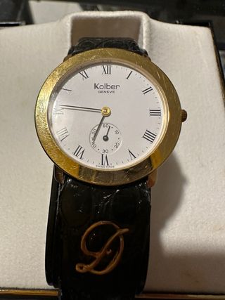 Reloj chapado oro