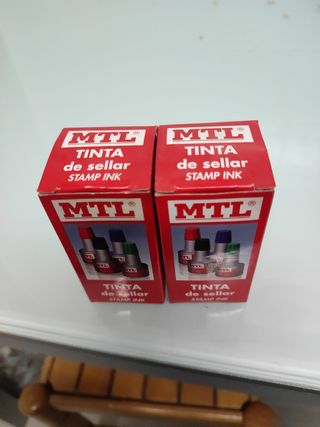Botes de tinta para sellos goma etc