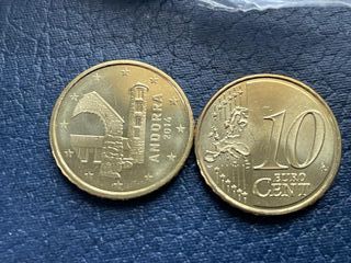 Moneda ANDORRA 10 céntimos euros 2014 S/C