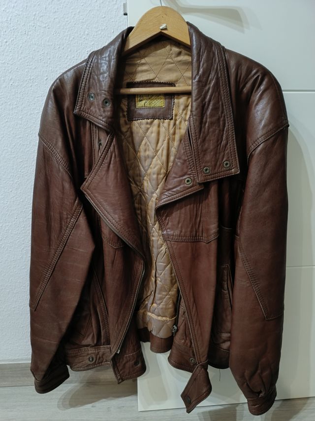 CHAQUETA CUERO VINTAGE