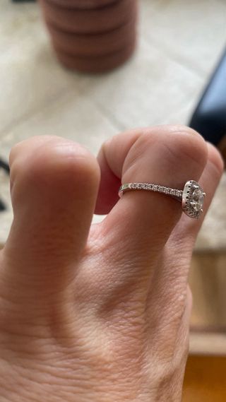 Anillo compromiso Oro 18 kilates