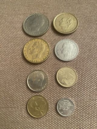Set monete pesetas spagnole