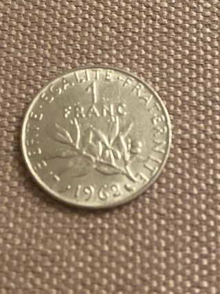 Franco francese del 1962