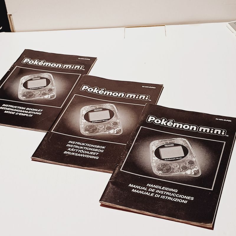 Imagen de Manuales pokemon mini Nintendo Multileng