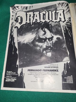 Antiguo comic terror creepy