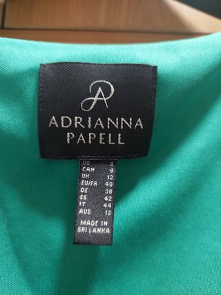 Vestido coctel verde