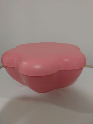Antipastiera rosa tupperware 