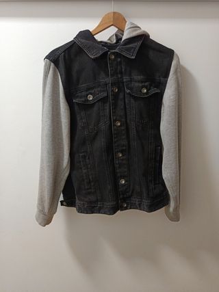 Chaqueta vaquera beisbolera de hombre
