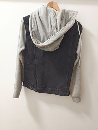 Chaqueta vaquera beisbolera de hombre