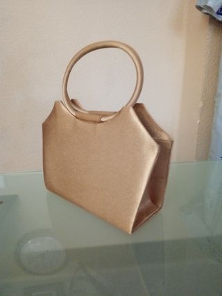 Bolso fiesta dorado