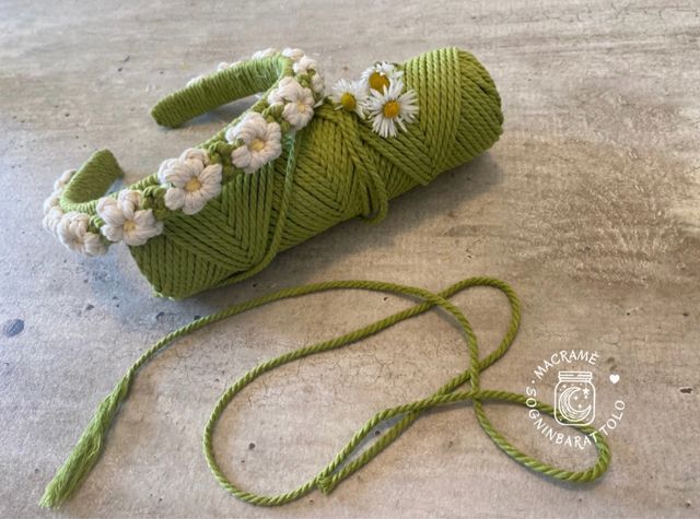 Cerchietti in macramè